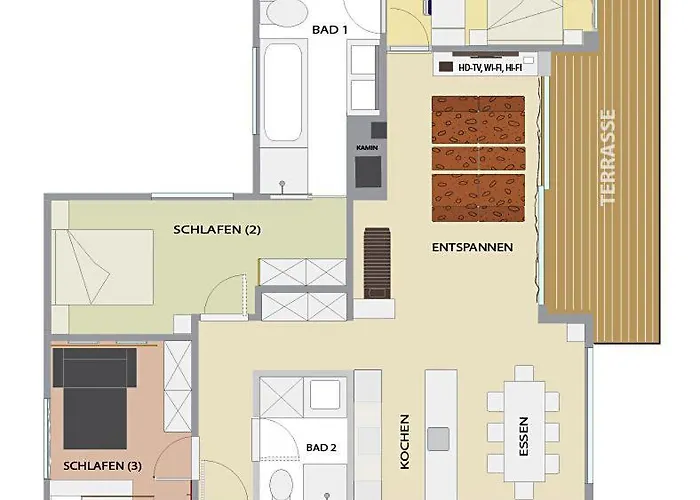 Raetia Nana 아파트 *